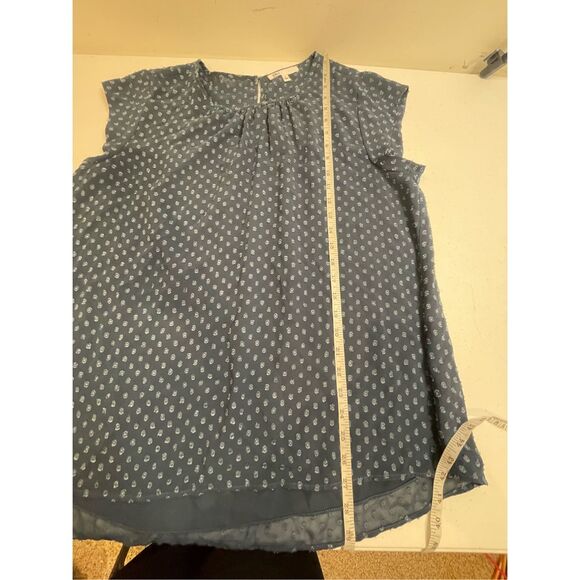 DR2 Daniel Rainn women’s large blue blouse L - Picture 4 of 6